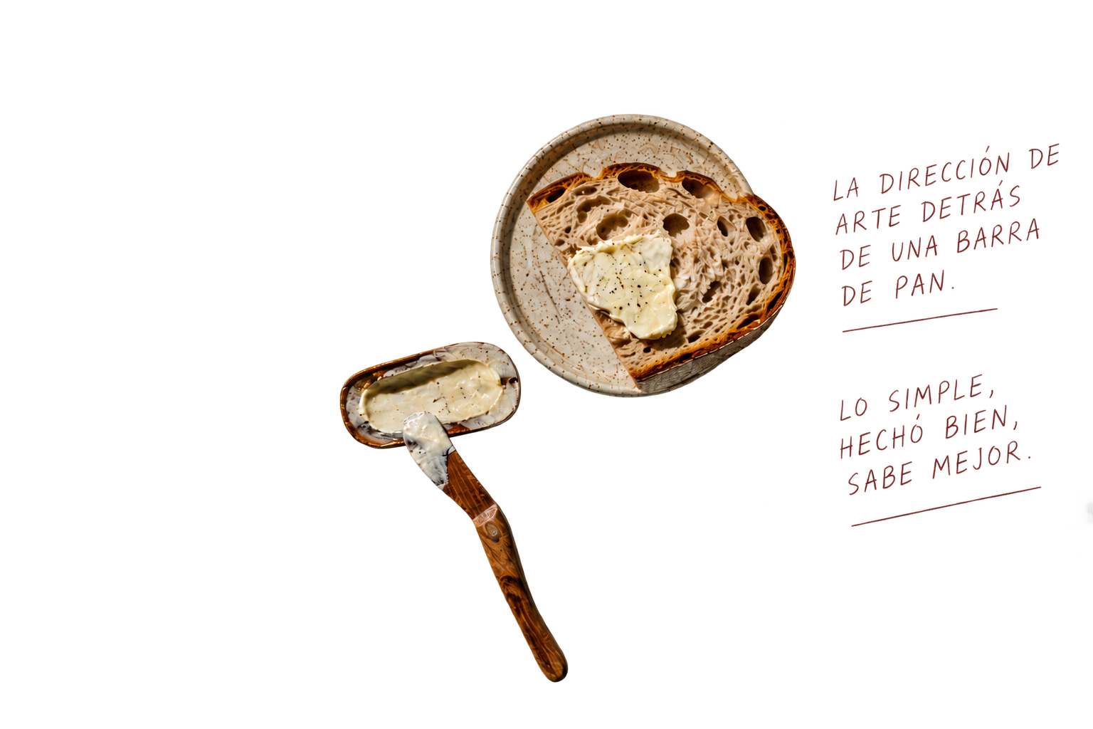 Brot, Butter und Pfannenwender